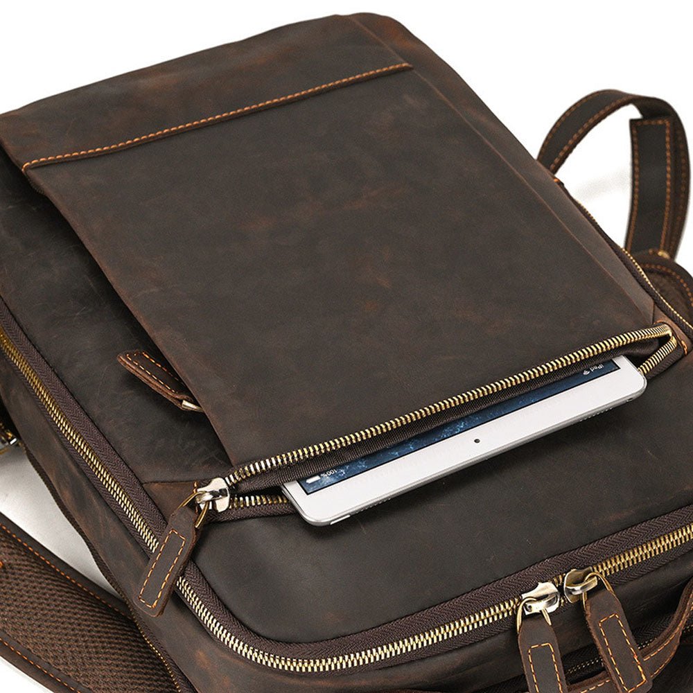 VentMesh Pro Leather Backpack - Moderno Collections