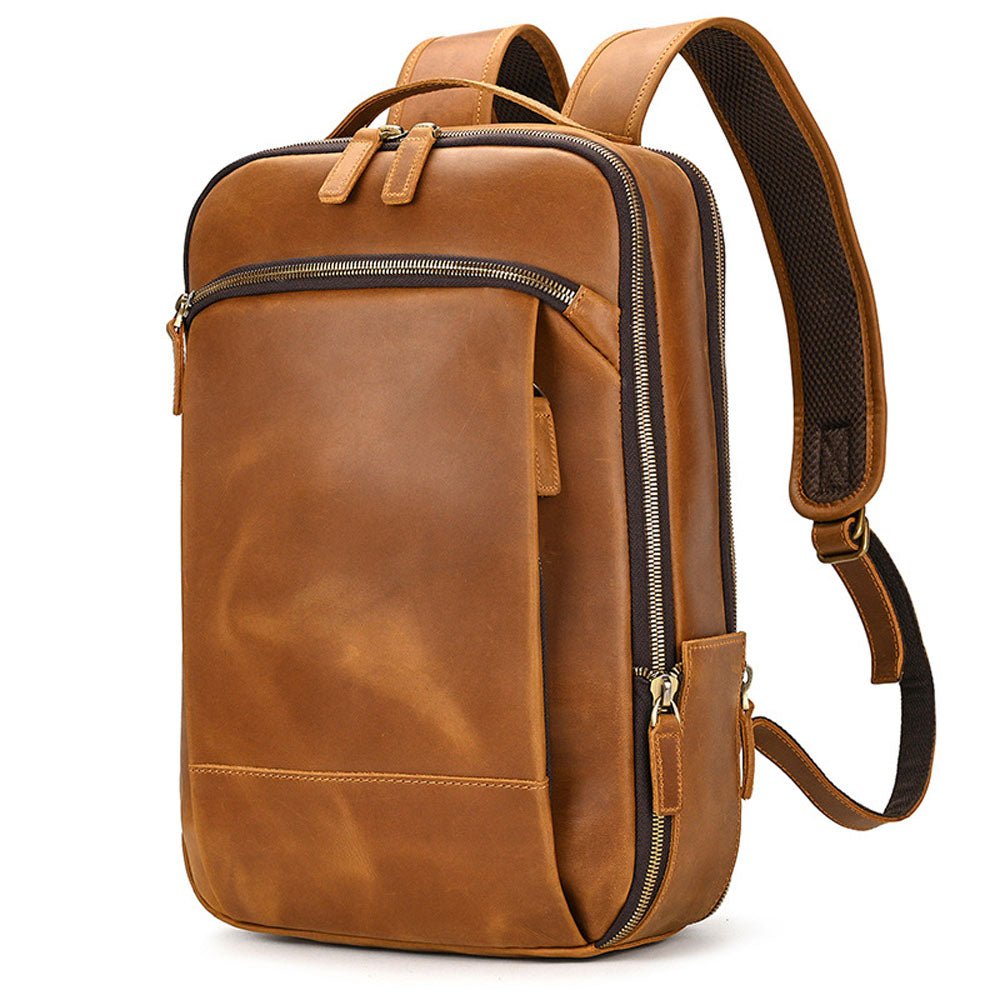 VentMesh Pro Leather Backpack - Moderno Collections