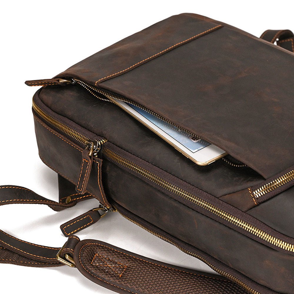 VentMesh Pro Leather Backpack - Moderno Collections