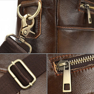 Thumbnail for Virelo Alloy Leather Messenger Bag - Moderno Collections