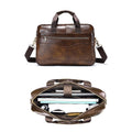 Virelo Alloy Leather Messenger Bag