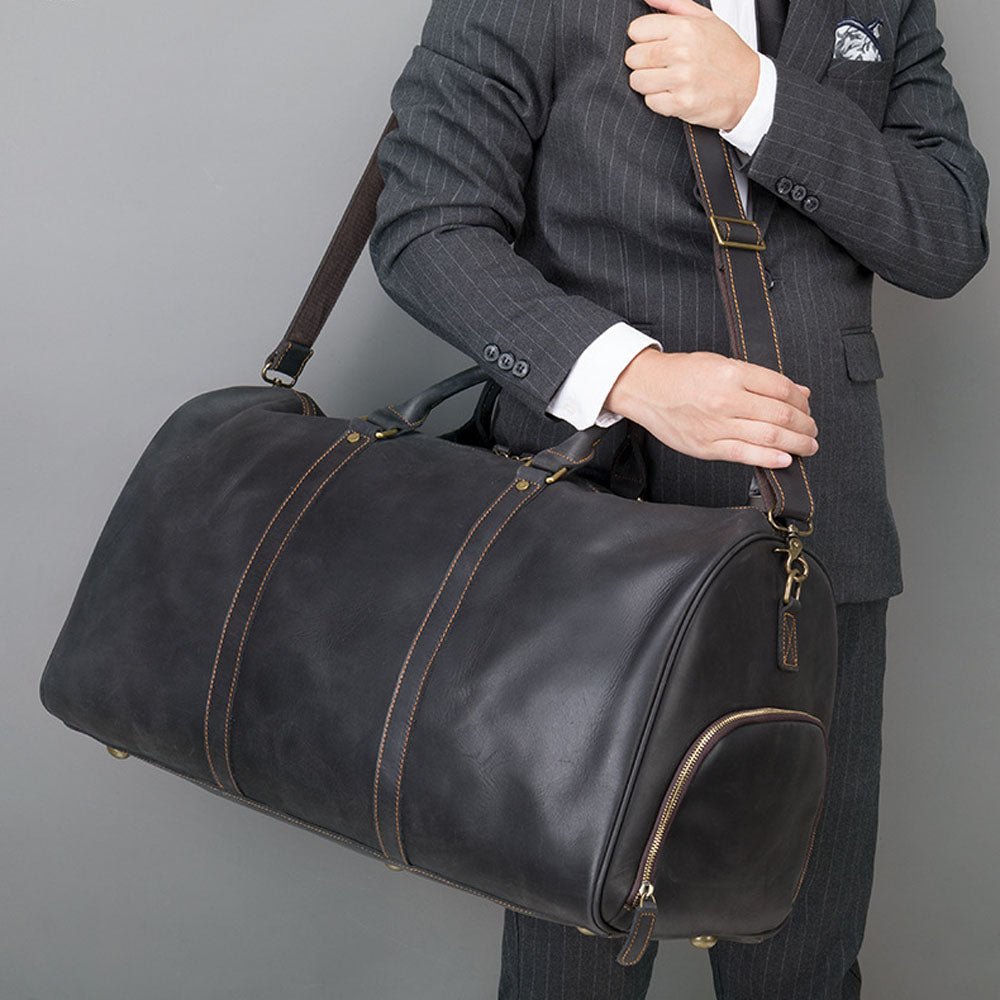 VoyaCraft Pro Leather Duffle Bag - Moderno Collections