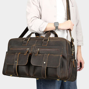Thumbnail for Zypheron Leather Duffel Bag - Moderno Collections