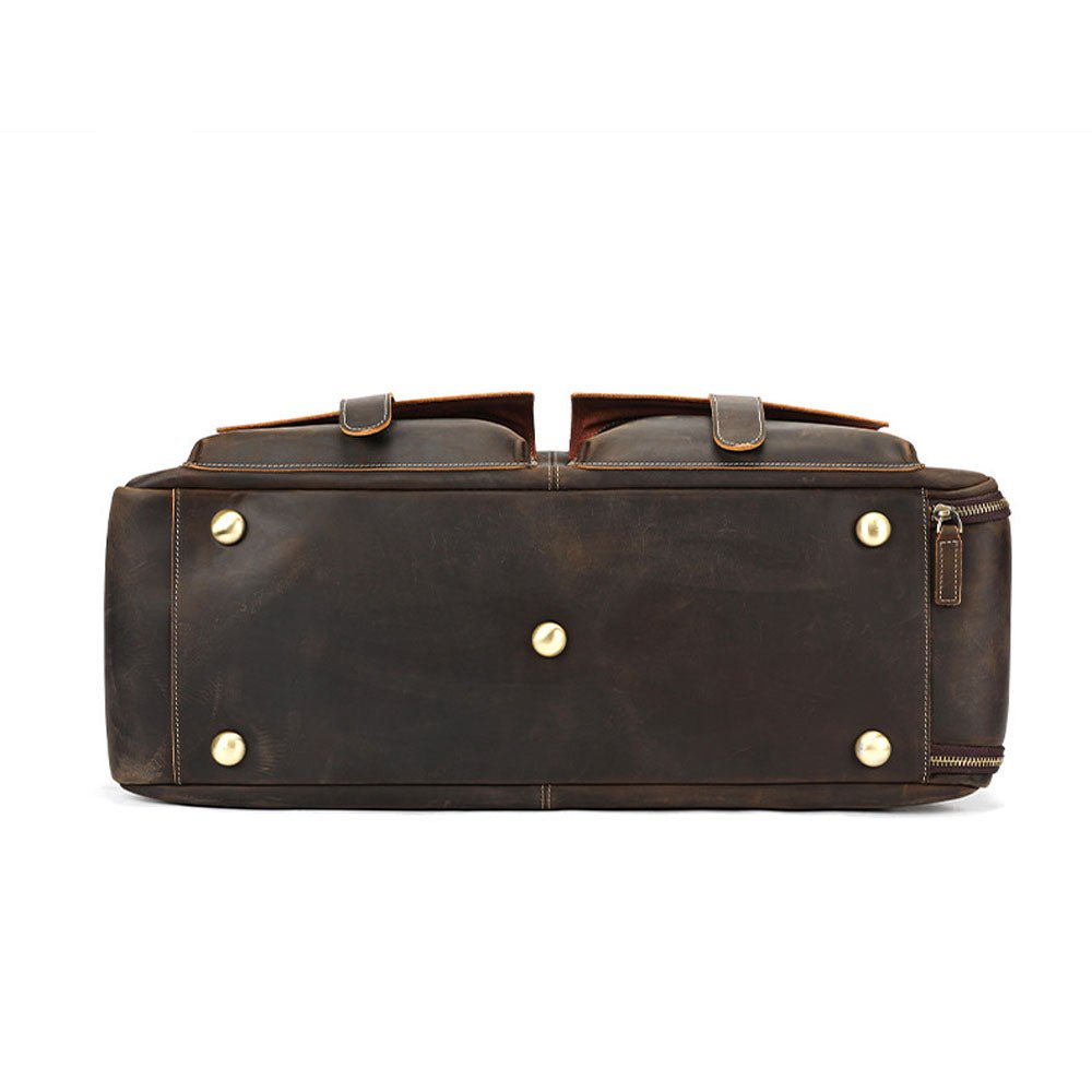 Zypheron Leather Duffel Bag - Moderno Collections