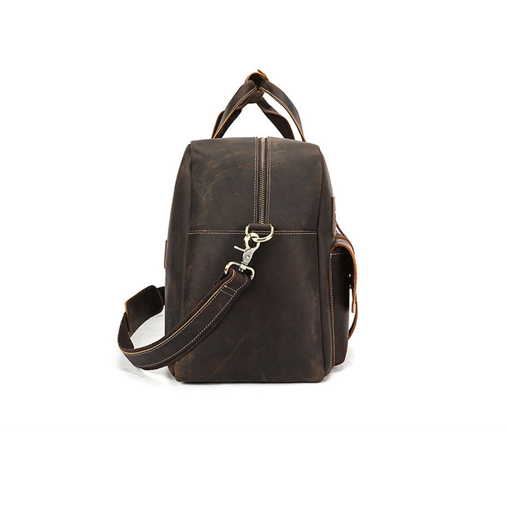Zypheron Leather Duffel Bag - Moderno Collections
