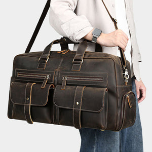 Thumbnail for Zypheron Leather Duffel Bag - Moderno Collections