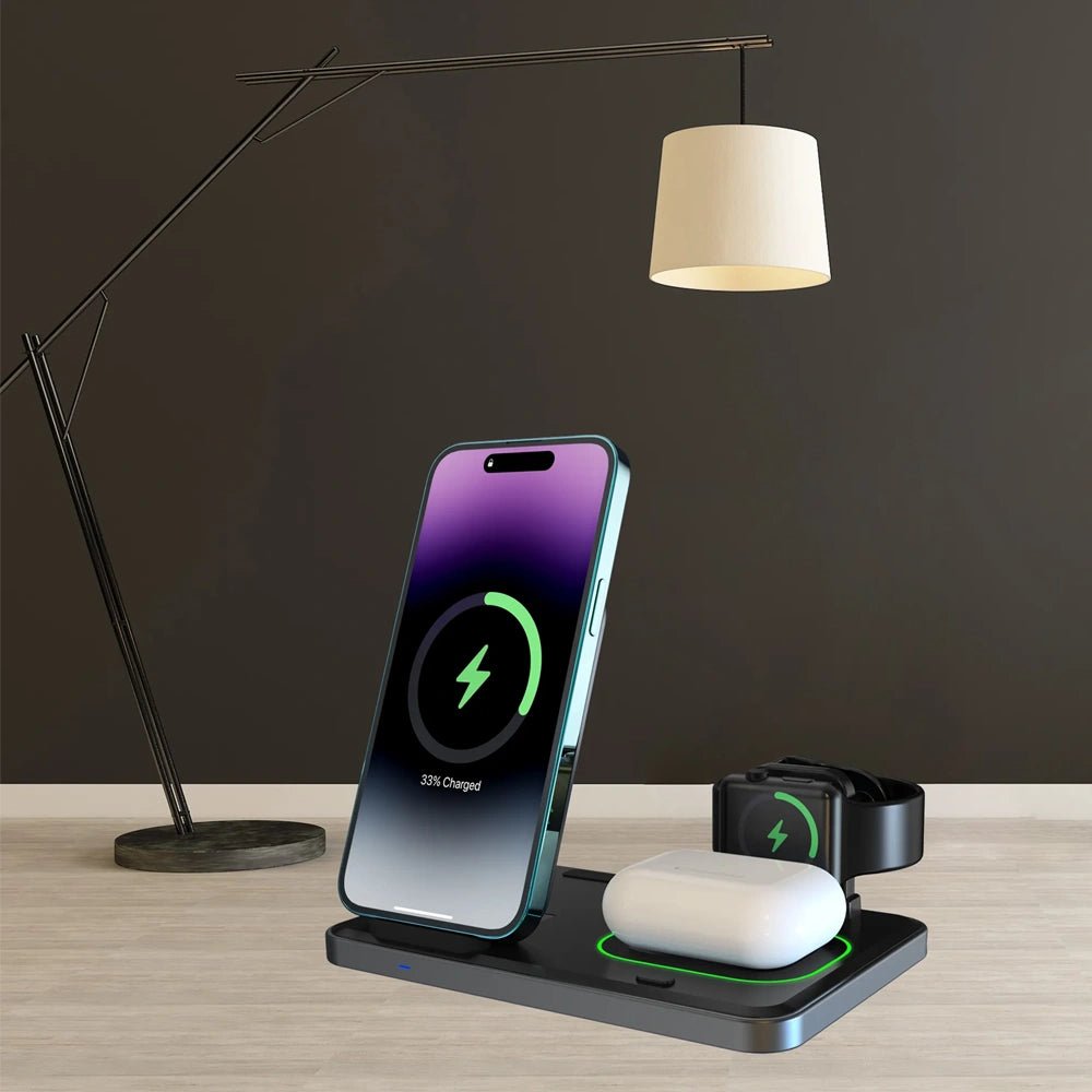 ChargeSymphony Trio: Multidevice Wireless Charger - Moderno Collections