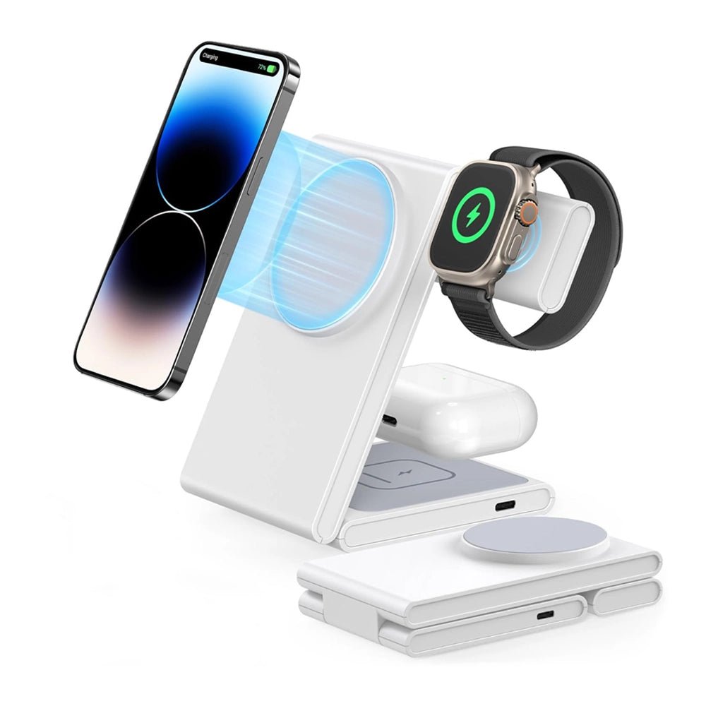 FlexCharge Trio: 3-in-1 Wireless Charger - Moderno Collections