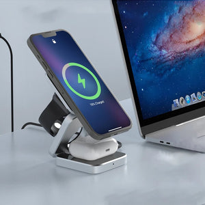 Thumbnail for PowerFold Pro: 3 in 1 Foldable MagSafe Charging Stand - Moderno Collections